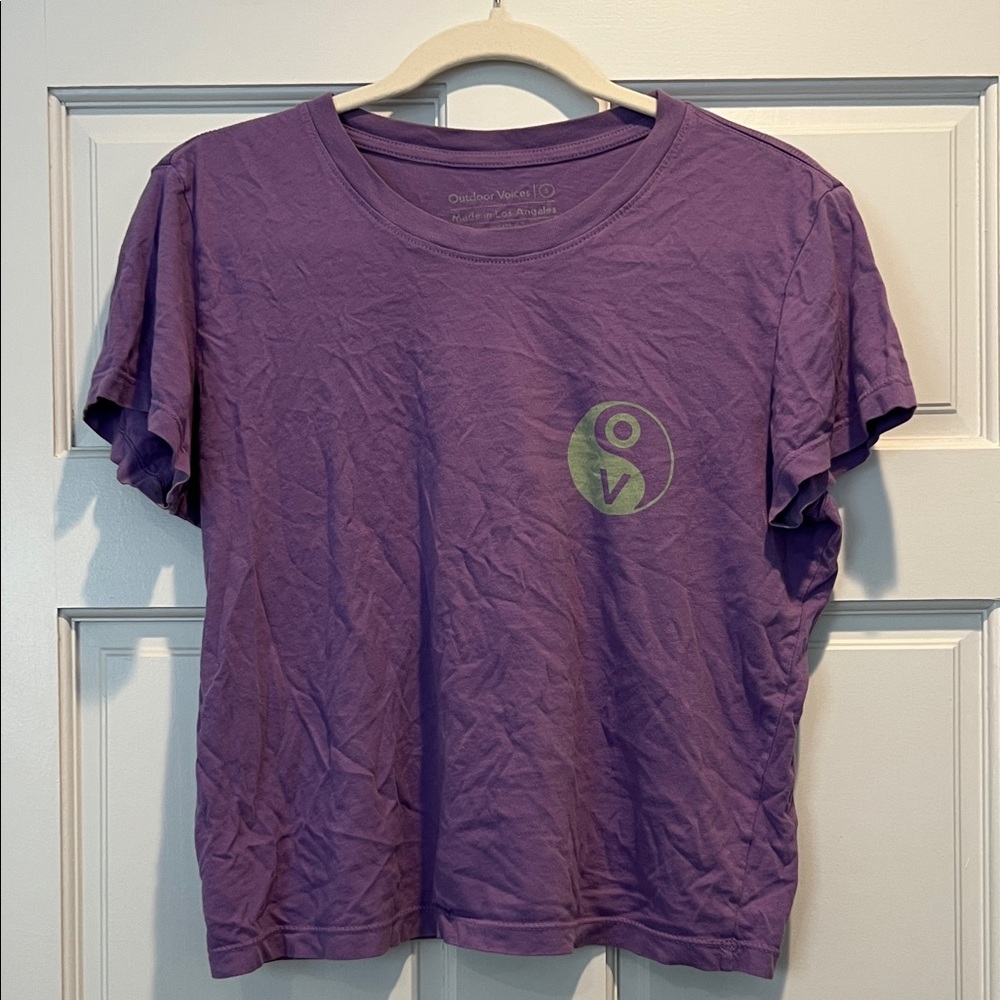 Outdoor Voices - Purple Short Sleeve Tee
